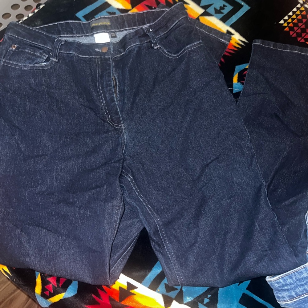 Dark Blue Denim Jeans
